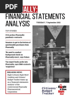 Independent Analysis of Pharmally Financials