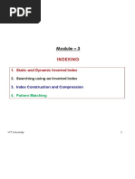 Indexing: 1. Static and Dynamic Inverted Index