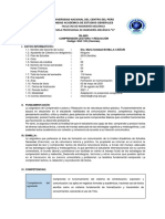 Sílabo de Comprensión Lectora y Redacción - Ing. Mecánica A