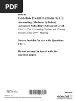 London Examinations GCE: Accounting (Modular Syllabus) Advanced Subsidiary/Advanced Level