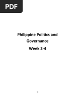 Philippine Politics and Governance Week 2-4