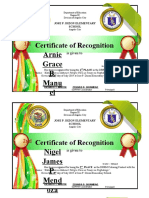 Award Certificates EDITABLE