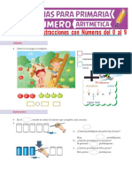 Adiciones y Sustracciones Con Números Del 0 Al 9 AJUSTADO