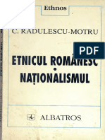 Etnicul Românesc. Naționalismul