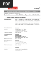 MSDS H603 PPH FDSPQ - PG 480