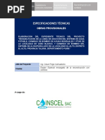 Especificaciones Técnicas Obras Provisionales V3