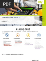 Sify Sap Cloud Services: April 2020