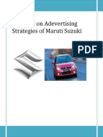 Maruti Suzuki Advertising Strategies