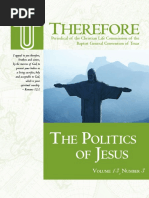 Therefore Politics of Jesus