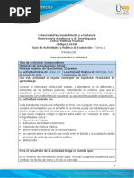 Guía de Actividades y Rúbrica de Evaluación - Tarea 1 - Introducción 