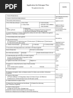 Application Form For Schengen Visa Eng 2020