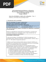 Guia de Actividades y Rúbrica de Evaluación-Unidad 1-Fase 2-Historia y Corrientes de La Psicologia Social