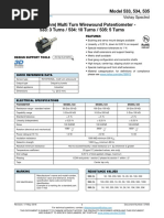 Model 533, 534, 535: Vishay Spectrol