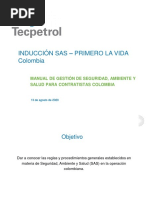 Inducción SAS CONTRATISTAS