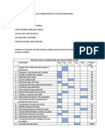 Tarea de Fundamentos de Gestión Empresarial I Semana 09 I Diagrama Gantt