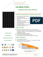 AS-6M30 PERC: Monocrystalline Module