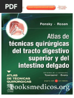 Atlas de Tecnicas Quirurgicas Del Tracto Digestivo Superior y Del Intestino Delgado