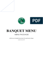 Banquet Menu Pilihan