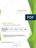 Chapter 3.3 - Cashflow and Continuous Compounding Sample Problems