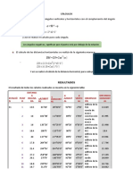 Cálculos y Resultados de Altimetria