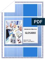 Glosario de Finanzas Publicas