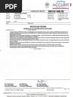 Sars-Cov-2 (Covid-19) by RT-PCR: Molecular Testing