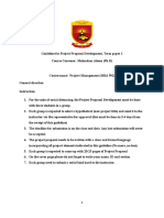 Assignment 1 Guideline For Project Proposal Development, 2021 Prepared