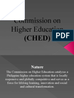 Commission On Higher Education: (CHED)