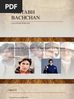 Amitabh Bachchan: A Bollywood Super Star