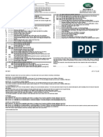 D4 Maintenance Check Sheet - Discovery 4 (LA) All Models - UK EU - 10-11MY - KM