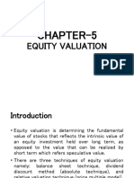 Chapter-5: Equity Valuation