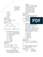 Soal Stoikiometri Dan Pembahasan