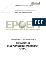 INSTRUMENTOS PSICOPEDAGOGICOS - 1° - 1a Parte