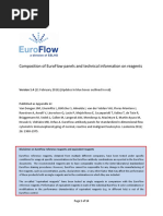 Composition of EuroFlow Panels and Technical Information On Reagents Version 1.4