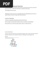 Building A Macromolecule Virtual Lab