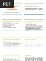 Regular Income Tax: Exclusions From Gross Income