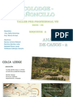 FAUA UPAO Taller Pre-Profesional de Diseño Arquitectónico VIII 2010-10 ESQUISSE 2 Tipología: ECOLODGE en Bosque Natural CAÑONCILLO - 2° Parte Análisis de Casos