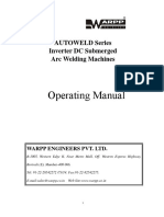 Operating Manual: AUTOWELD Series Inverter DC Submerged Arc Welding Machines