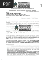 Carta Notarial de Requerimiento de Inmueble