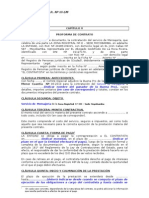 Proforma de Contrato