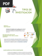 Tipos de Investigacion - Laz