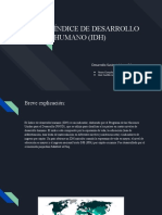 Indice de Desarrollo Humano