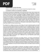 Plantilla para La Elaboracion de Contraargumentos.