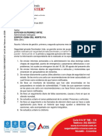 Informe de Gestion Ceiba Del Norte Primera y Segunda Quincena Mes de Agosto 2021