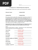 Continental Margins Lab Key