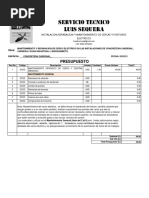 PRESUPUESTO Concretera Cardenal