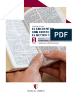 Ficha El Encuentro Con Cristo y El Retiro de Mes