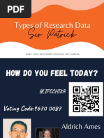 Types of Research Data