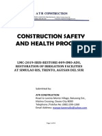 Construction Safety and Health Program