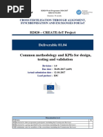 Common Methodology and Kpis For Design, Testing and Validation